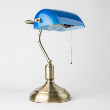 Brilagi - Ersatzschirm für die Tischlampe BANK OFFICE blau