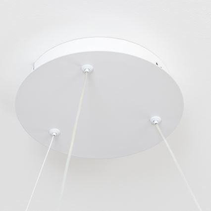 Brilagi - FALCON II LED-dimmbare Pendelleuchte mit Seilabhängung LED/99W/230V 3000-6500K Ø 60 cm weiß + Fernbedienung