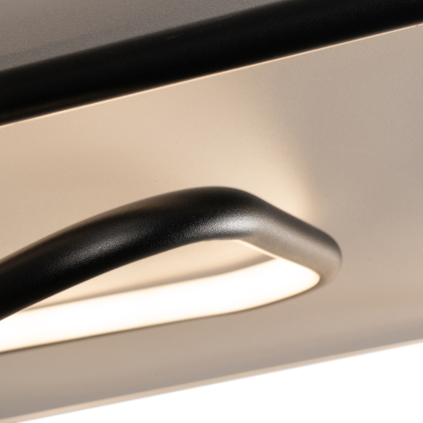 BRILAGI - dimmbare LED-Deckenleuchte FLARE LED/81W/230V 3000-6000K 50x50 cm weiß/schwarz + Fernbedienung