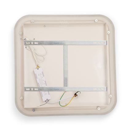 BRILAGI - dimmbare LED-Deckenleuchte FLARE LED/81W/230V 3000-6000K 50x50 cm weiß/schwarz + Fernbedienung