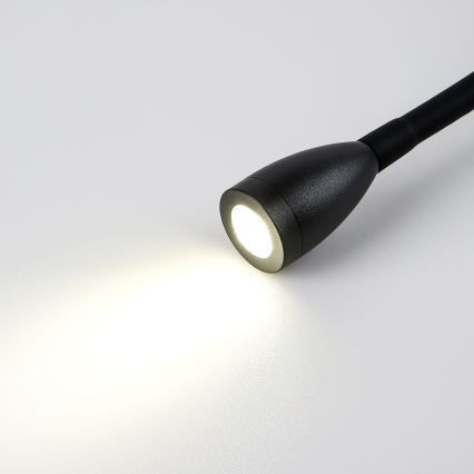 Brilagi - Flexible LED-Wandleuchte MAYA Double LED/4W/230V + LED/3W schwarz