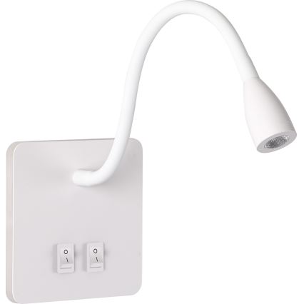 Brilagi - Flexible LED-Wandleuchte MAYA Double LED/4W/230V + LED/3W weiß