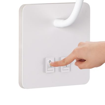 Brilagi - Flexible LED-Wandleuchte MAYA Double LED/4W/230V + LED/3W weiß