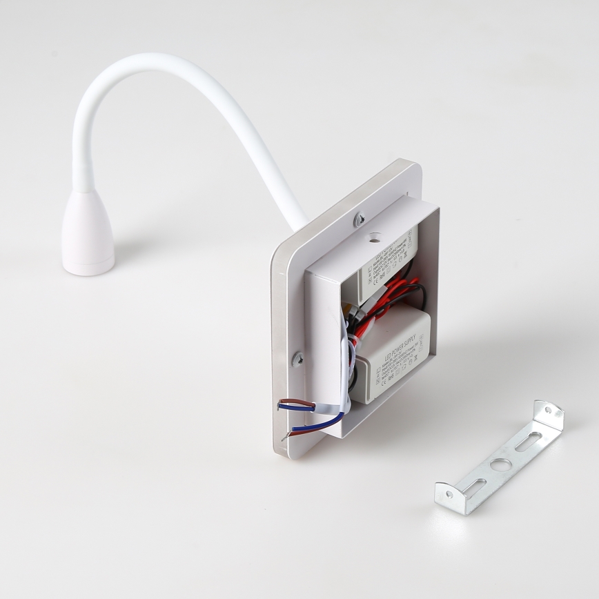 Brilagi - Flexible LED-Wandleuchte MAYA Double LED/4W/230V + LED/3W weiß