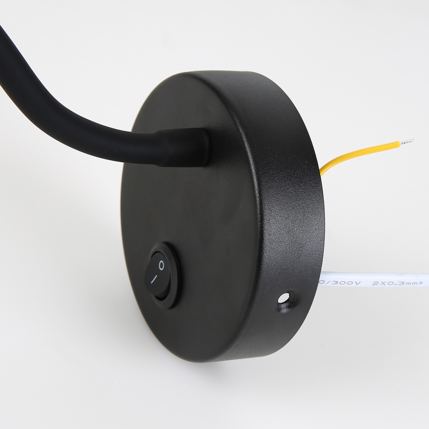 Brilagi - Flexible LED-Wandleuchte MAYA LED/3W/230V 4000K schwarz