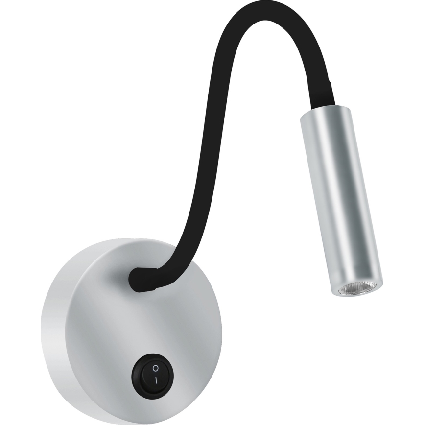Brilagi - Flexible LED-Wandleuchte MAYA LED/3W/230V 4000K silbern