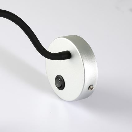Brilagi - Flexible LED-Wandleuchte MAYA LED/3W/230V 4000K silbern