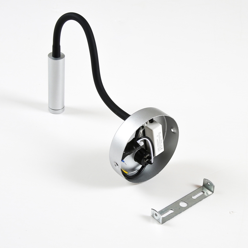 Brilagi - Flexible LED-Wandleuchte MAYA LED/3W/230V 4000K silbern