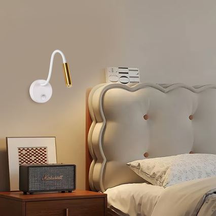 Brilagi - Flexible LED-Wandleuchte MAYA LED/3W/230V 4000K weiß/golden