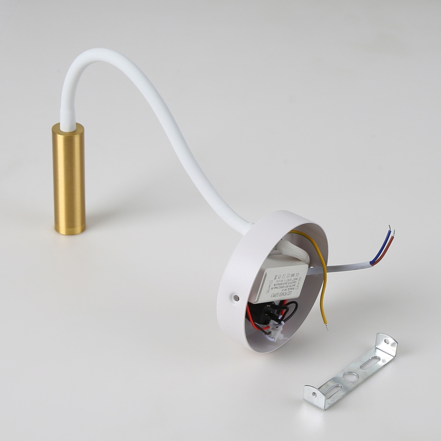 Brilagi - Flexible LED-Wandleuchte MAYA LED/3W/230V 4000K weiß/golden
