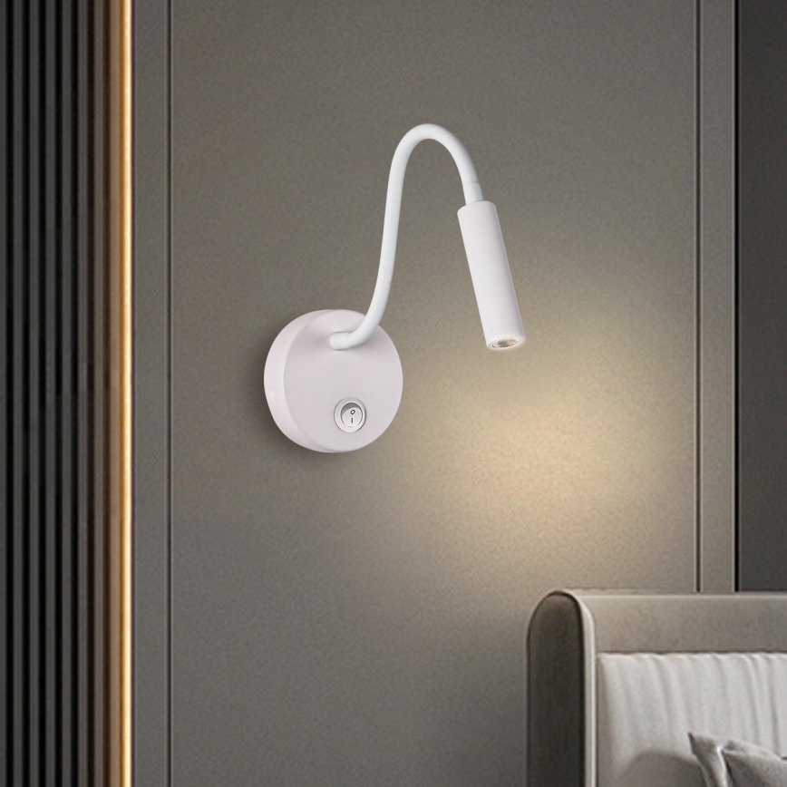 Brilagi - Flexible LED-Wandleuchte MAYA LED/3W/230V 4000K weiß