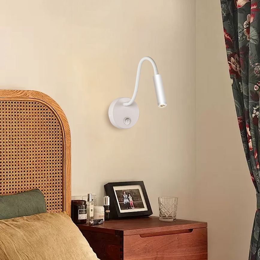 Brilagi - Flexible LED-Wandleuchte MAYA LED/3W/230V 4000K weiß