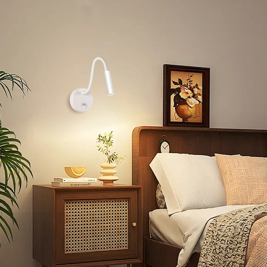 Brilagi - Flexible LED-Wandleuchte MAYA LED/3W/230V 4000K weiß