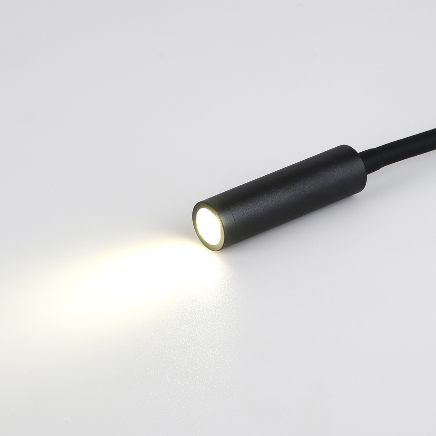 Brilagi - Flexible LED-Wandleuchte mit USB-Anschluss MAYA LED/3W/230V 4000K schwarz