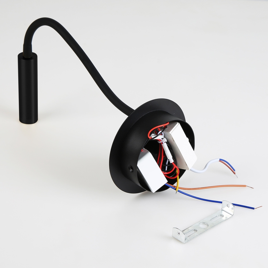 Brilagi - Flexible LED-Wandleuchte mit USB-Anschluss MAYA LED/3W/230V 4000K schwarz