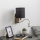Brilagi - Flexible LED-Wandleuchte NUBILA 1xE27/25W/230V + LED/3W matt Chrom/schwarz