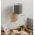 Brilagi - Flexible LED-Wandleuchte NUBILA WOOD 1xE27/25W/230V + LED/3W Eiche/Weiß/Hellgrau