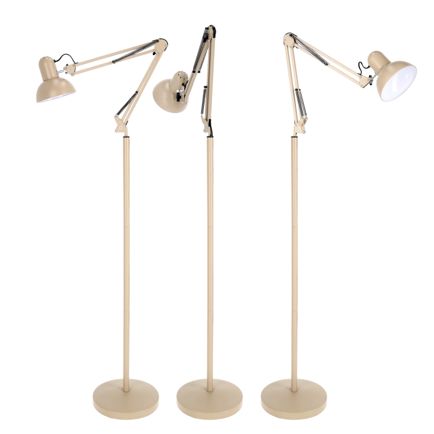 Brilagi - Flexible Stehleuchte TASKER 1xE27/60W/230V 184 cm beige