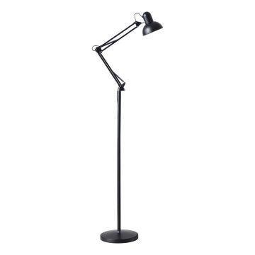 Brilagi - Flexible Stehleuchte TASKER 1xE27/60W/230V 184 cm schwarz