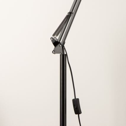BRILAGI - Flexible Stehleuchte TASKER 1xE27/60W/230V 184 cm schwarz