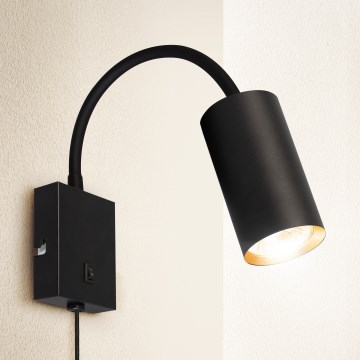 Brilagi - Flexible Wandleuchte SELE 1xGU10/30W/230V schwarz/golden