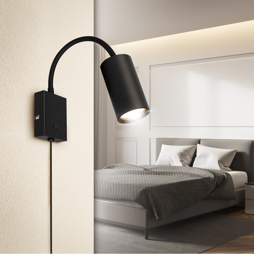 Brilagi - Flexible Wandleuchte SELE 1xGU10/30W/230V schwarz