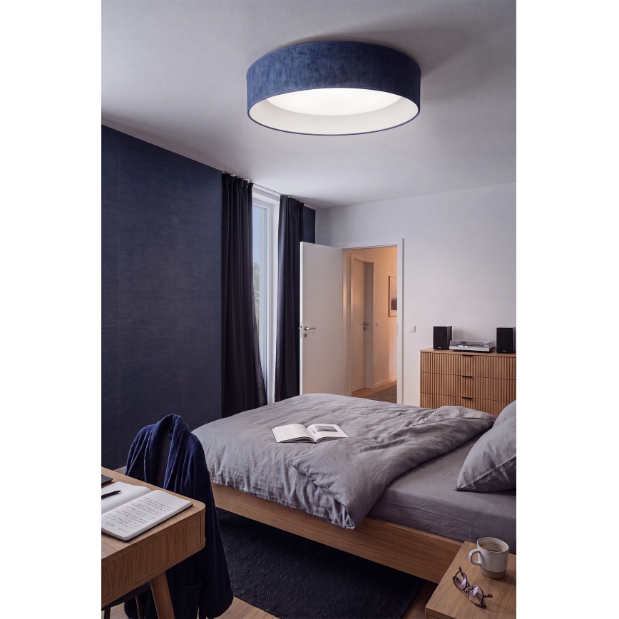 Brilagi - LED dimmbare Deckenleuchte VELVET SMARTIX STARS LED/36W/230V 3000-6000K Ø 55 cm blau Wi-Fi Tuya Beacon + Fernbedienung