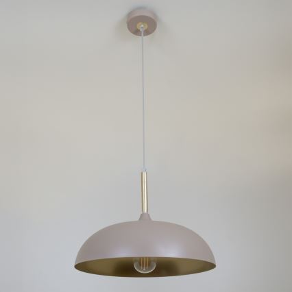 Brilagi - Hängeleuchte ABRAHAM 1xE27/60W/230V d 35 cm beige