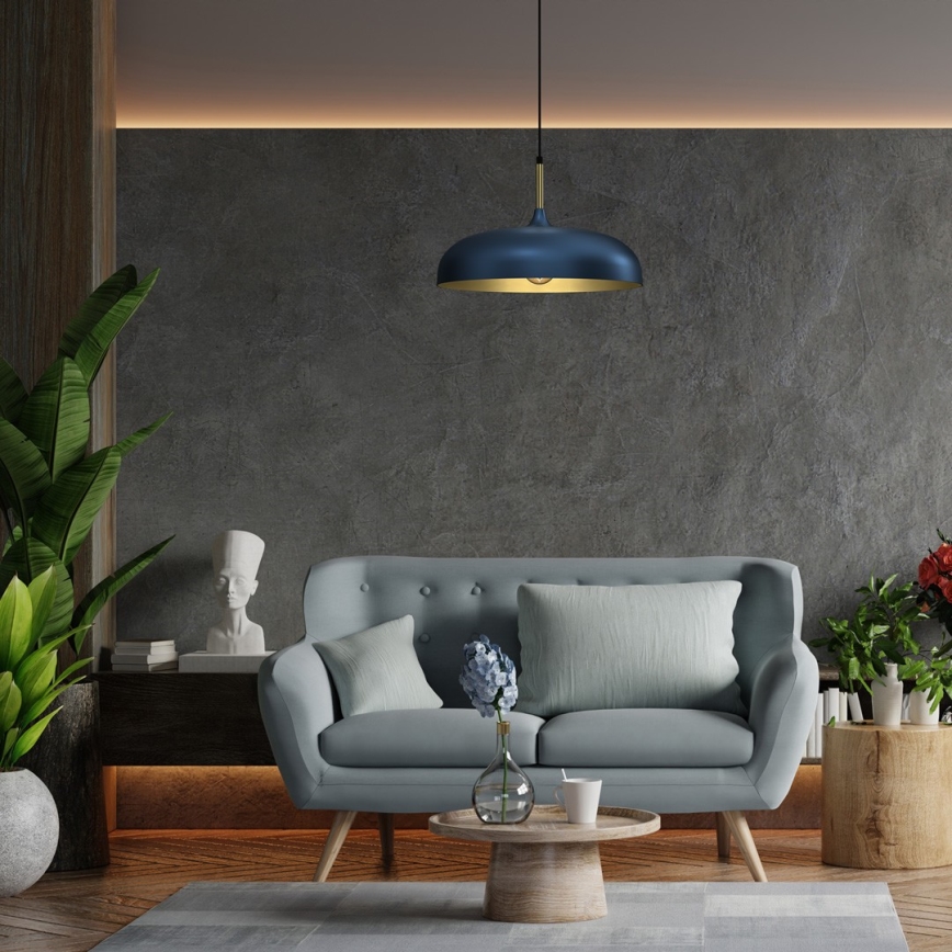 Brilagi - Hängeleuchte ABRAHAM 1xE27/60W/230V d 45 cm blau