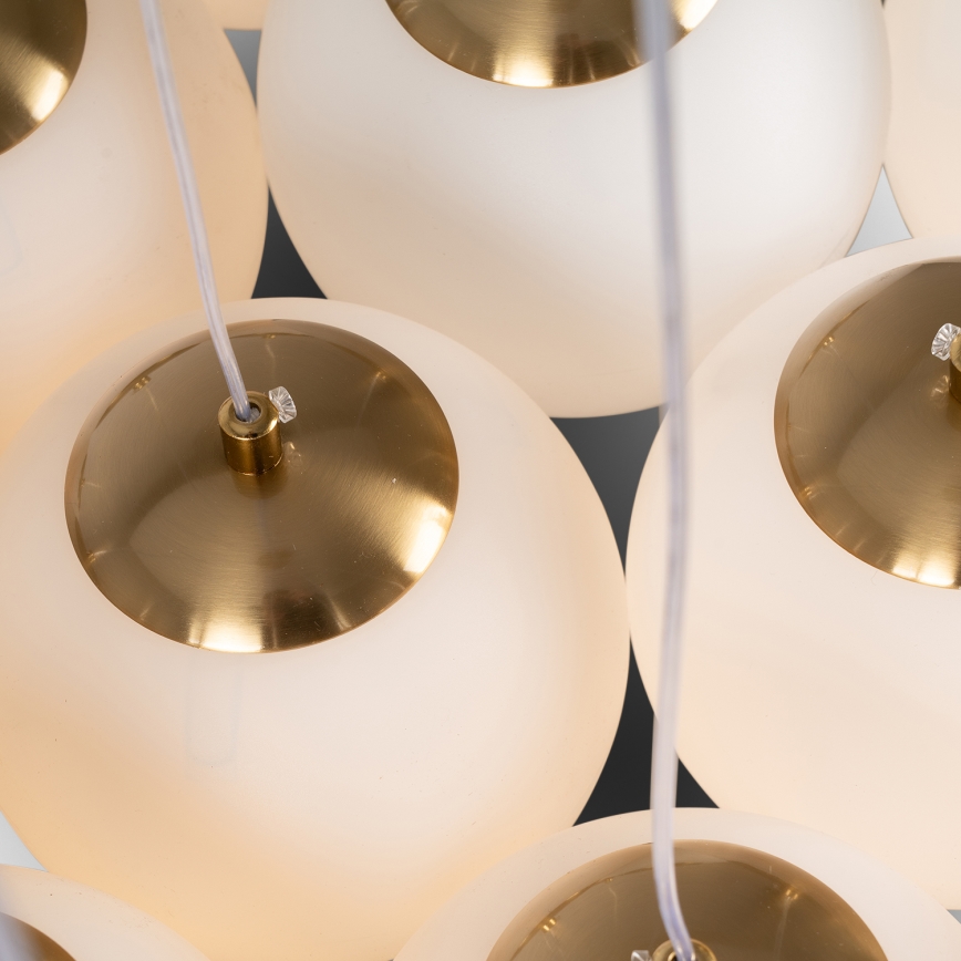 Brilagi - Hängeleuchte an Kabel GLOBE 15xE14/15W/230V weiß