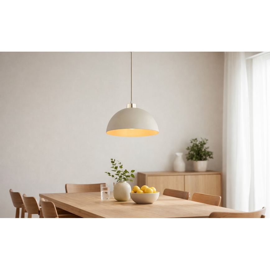 Brilagi - Hängeleuchte an Kabel MOON 1xE27/60W/230V Ø 30 cm beige/gold