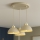 Brilagi - Hängeleuchte an Kabel MOON 3xE27/60W/230V beige/gold