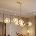 BRILAGI - Hängeleuchte an Kabel STELLA 6xE27/60W/230V beige/gold