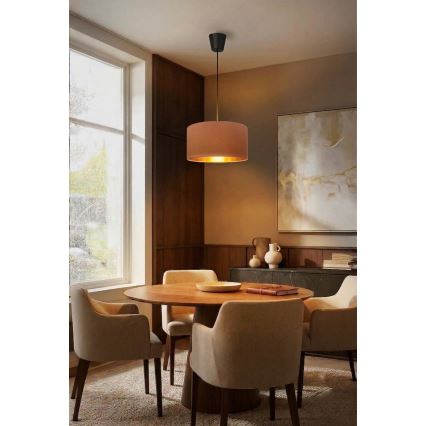 Brilagi - Hängeleuchte an Kabel VELVET 1xE27/60W/230V pr. 40 cm beige/gold