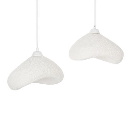 Brilagi - Hängeleuchte an Kabel WABI SABI 2xE27/40W/230V Ø 45 cm weiß
