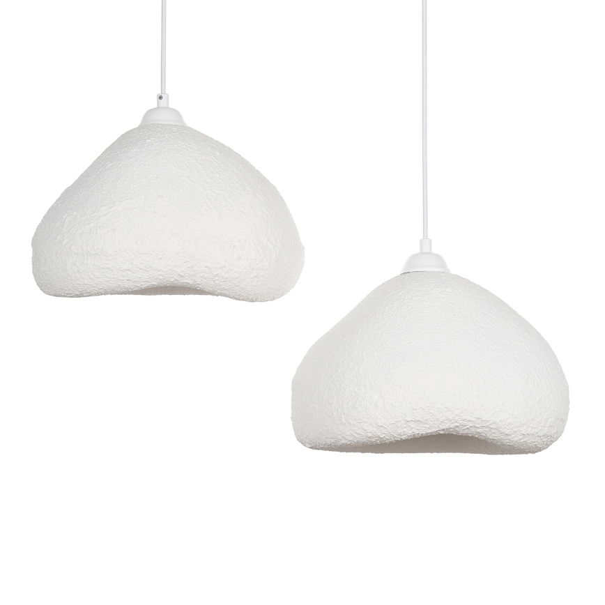 Brilagi - Hängeleuchte an Kabel WABI SABI 2xE27/40W/230V Ø 45 cm weiß