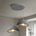 BRILAGI - Hängeleuchte an Kabel WABI SABI 2xE27/60W/230V grau