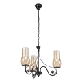 Brilagi - Hängeleuchte an Kette COTTAGE 3xE14/40W/230V schwarz/braun