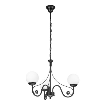 Brilagi - Hängeleuchte an Kette COTTAGE 3xG9/40W/230V schwarz/weiß