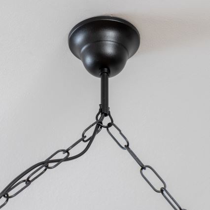 Brilagi - Hängeleuchte an Kette KOS 6xE27/60W/230V Buche