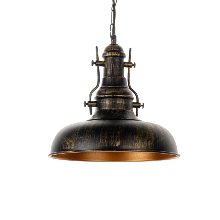 Brilagi - Hängeleuchte an Kette PYRONIC 1xE27/40W/230V, Ø 32 cm, Bronze/Patina
