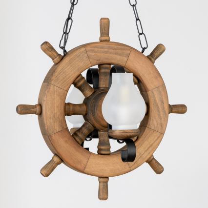 Brilagi - Hängeleuchte an Kette TIMONA 2xE14/40W/230V Buche