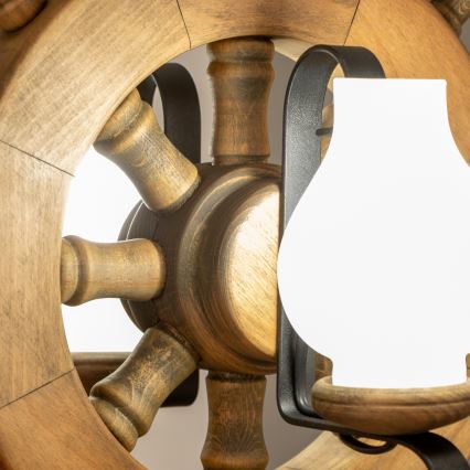 Brilagi - Hängeleuchte an Kette TIMONA 2xE14/40W/230V Buche