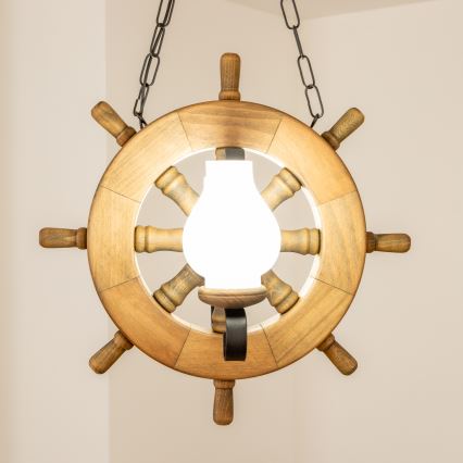 Brilagi - Hängeleuchte an Kette TIMONA 2xE14/40W/230V Buche