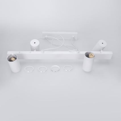 Brilagi - Hängeleuchte an Stahlseil SELE 4xGU10/30W/230V weiß
