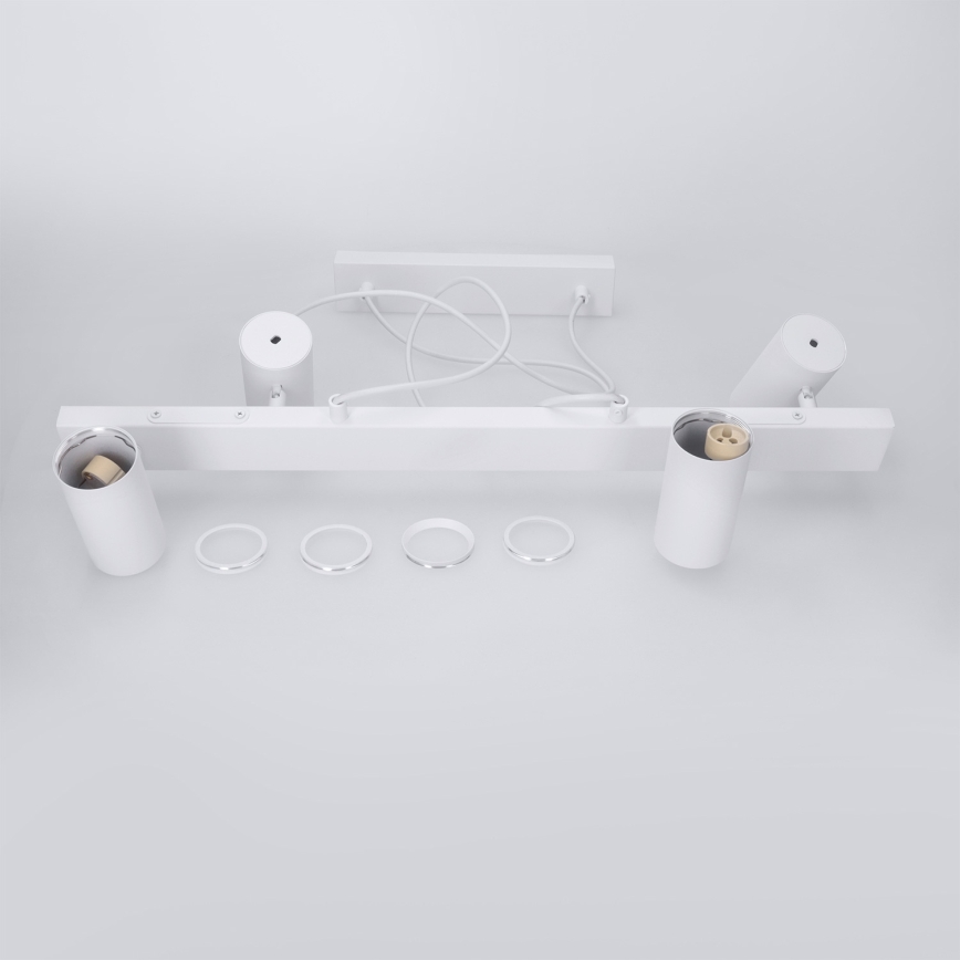 Brilagi - Hängeleuchte an Stahlseil SELE 4xGU10/30W/230V weiß
