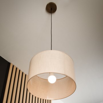 Brilagi - Hängeleuchte ANTHONY 1xE27/60W/230V Eiche/beige