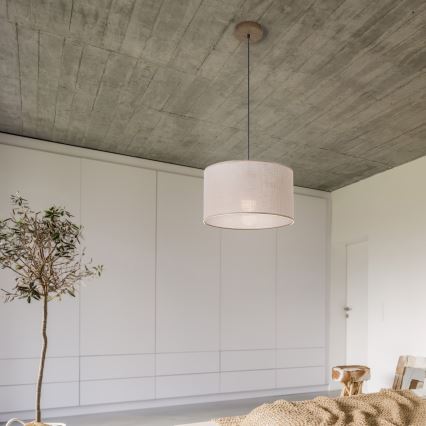 Brilagi - Hängeleuchte ANTHONY 1xE27/60W/230V Eiche/beige