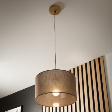 Brilagi - Hängeleuchte ANTHONY 1xE27/60W/230V Eiche/braun