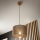 Brilagi - Hängeleuchte ANTHONY 1xE27/60W/230V Eiche/braun